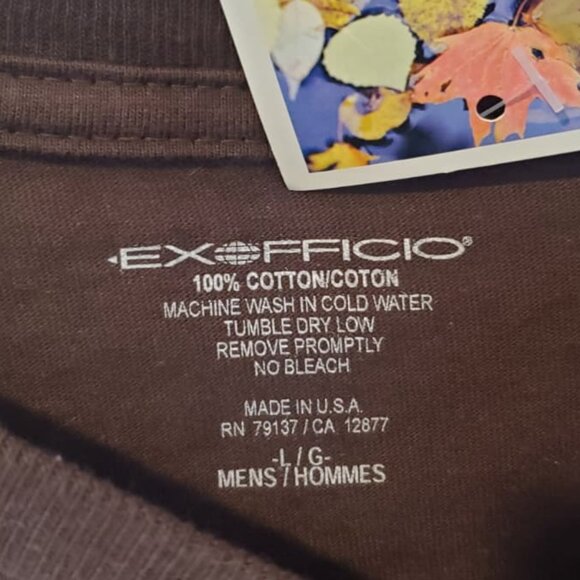 ExOfficio BMX Long Sleeve Shirt L New with Tags - Picture 5 of 6